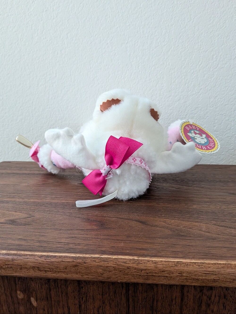 1990 Vintage Shari Lewis 12" Baby Lamb Chop Plush Hand Puppet Pink NWT - Picture 5 of 12
